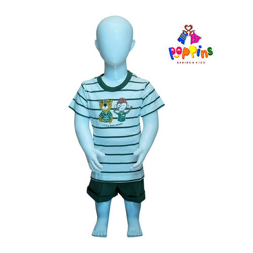 Baby T-Shirt Short Set Teddy Explorers