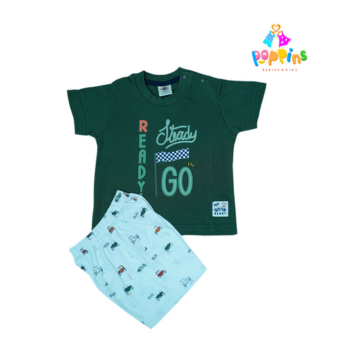 Baby Outfit T-Shirt Short Set_Race