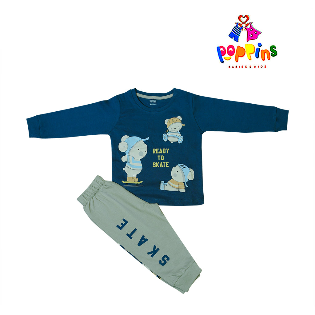 Baby and Toddler outfit set- Indigo