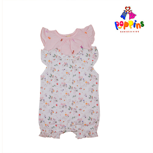 Baby short sleeve Romper-Pack Of 2Pcs Rabbit
