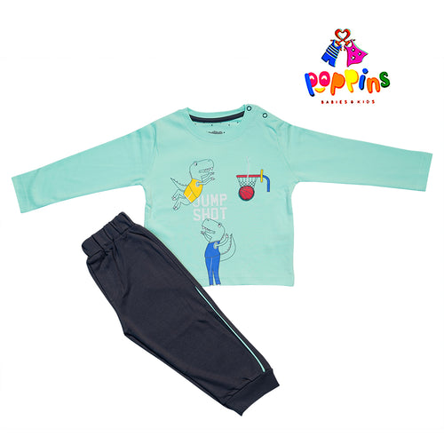 Baby and Toddler full Sleeve T-Shirt and Pant Set Dragon