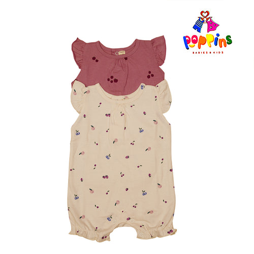 Baby Short Sleeve Romper Pack Of 2Pcs Fruit