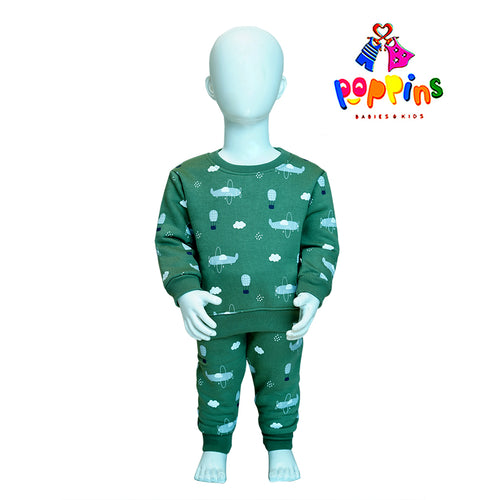 Baby and Toddler Sky Full Of Planes & Air Balloon_Sweat set