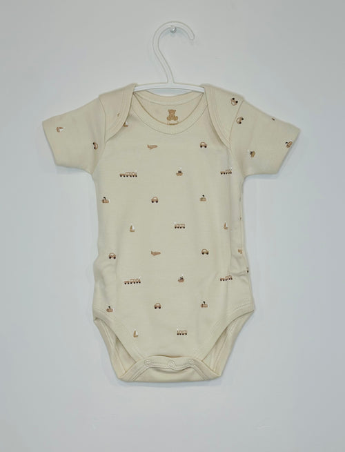 Baby Bodysuit-Pack Of 3Pcs Bird Plane & Ship