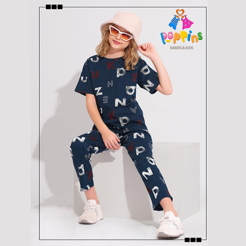 Kids Co-Ord Alphabet Printed set