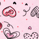 Girls Printed Leggings- Little Hearts