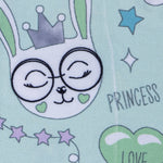 Kids cotton printed night suit- Cats