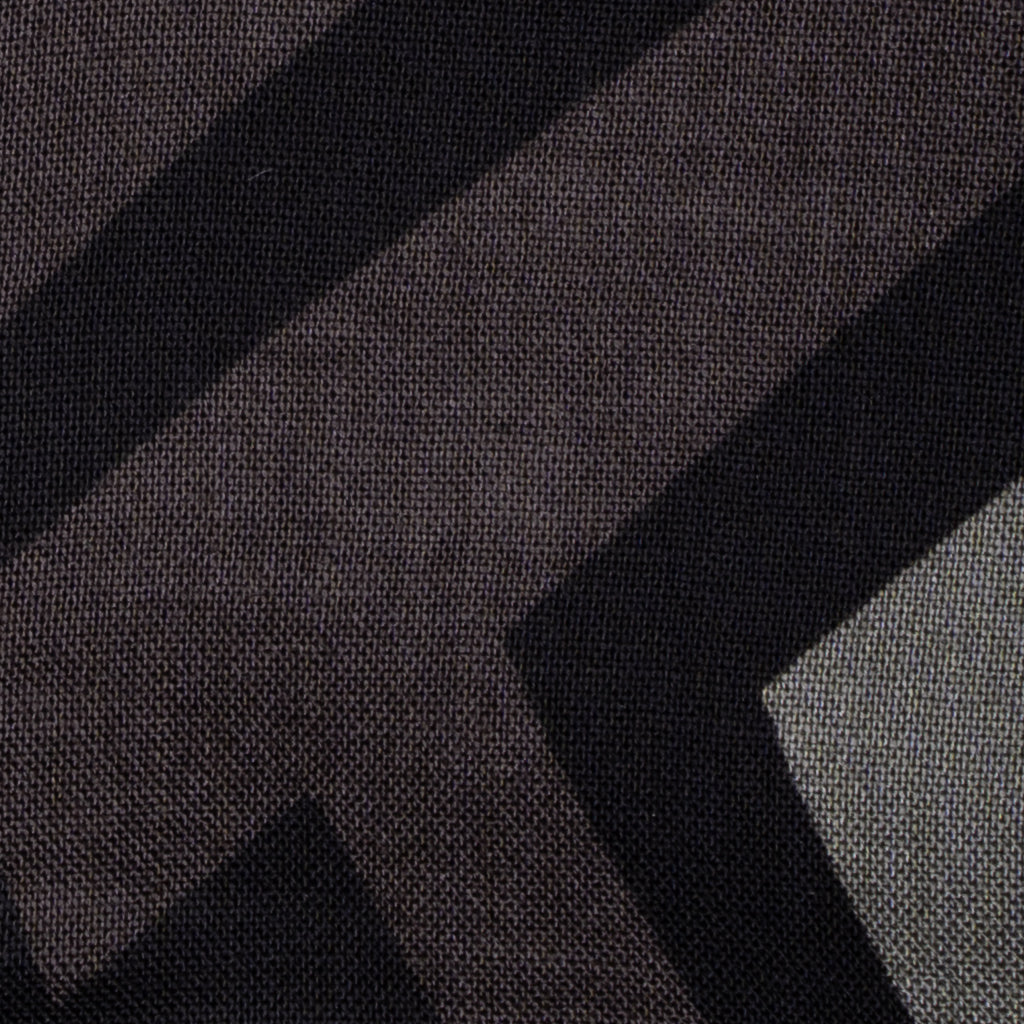 Boys Collared shirt and short set- Green/Black Multi