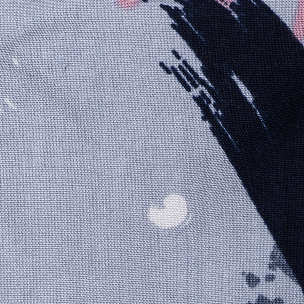 Boys Collared shirt and short set- Gray Multi