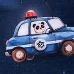 Kids cotton printed night suit- Police Car