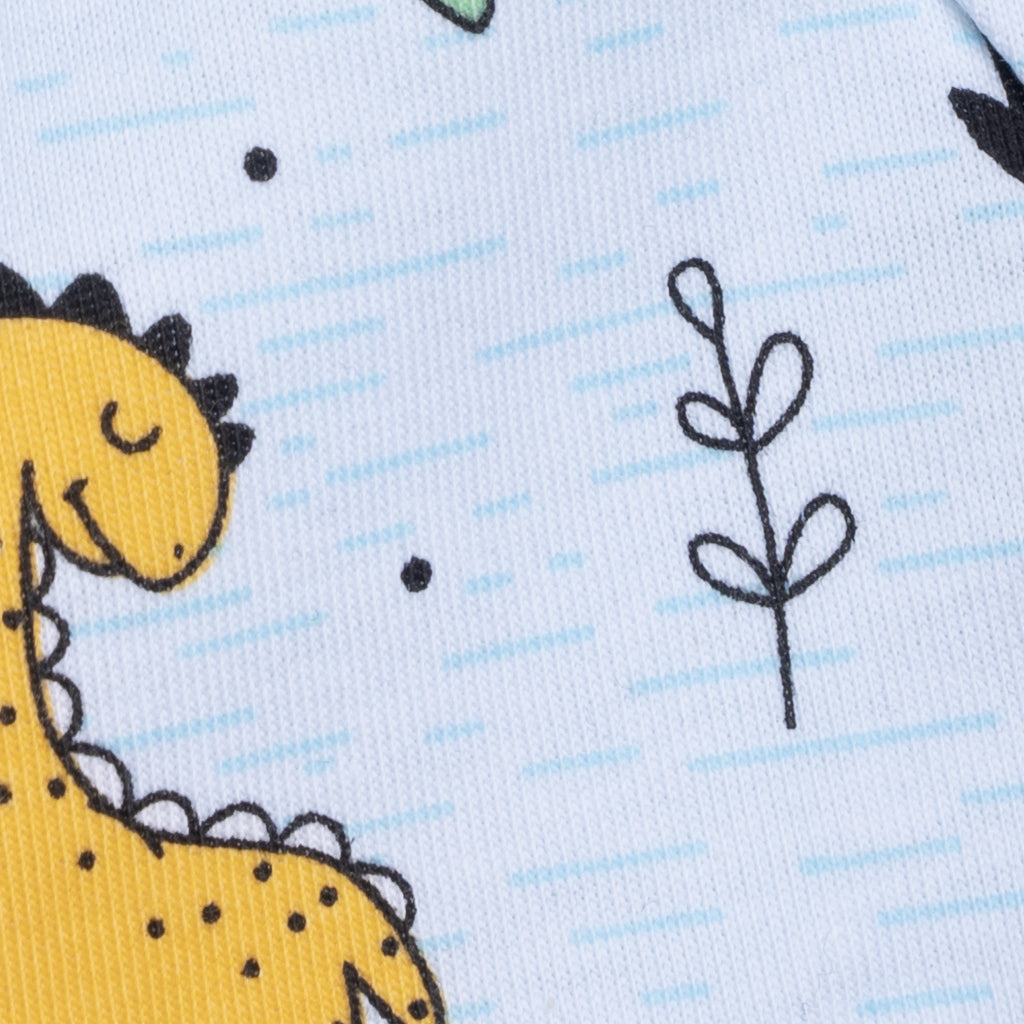 Boys Graphic T-Shirt Short set- Dino Green