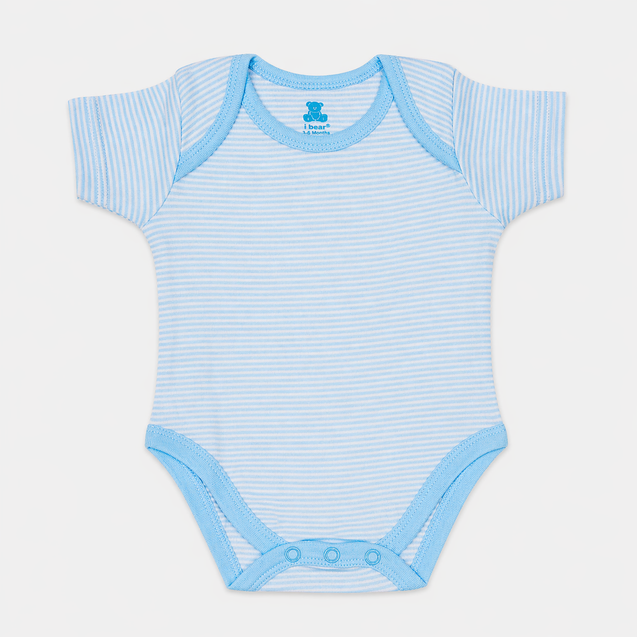 Baby Bodysuit-Pack Of 3Pcs Animal striped