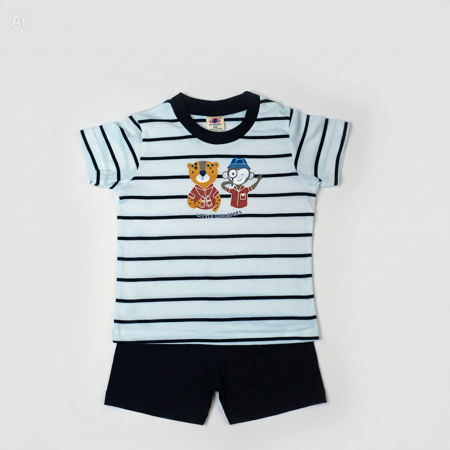 Baby T-Shirt Short Set Teddy Explorers