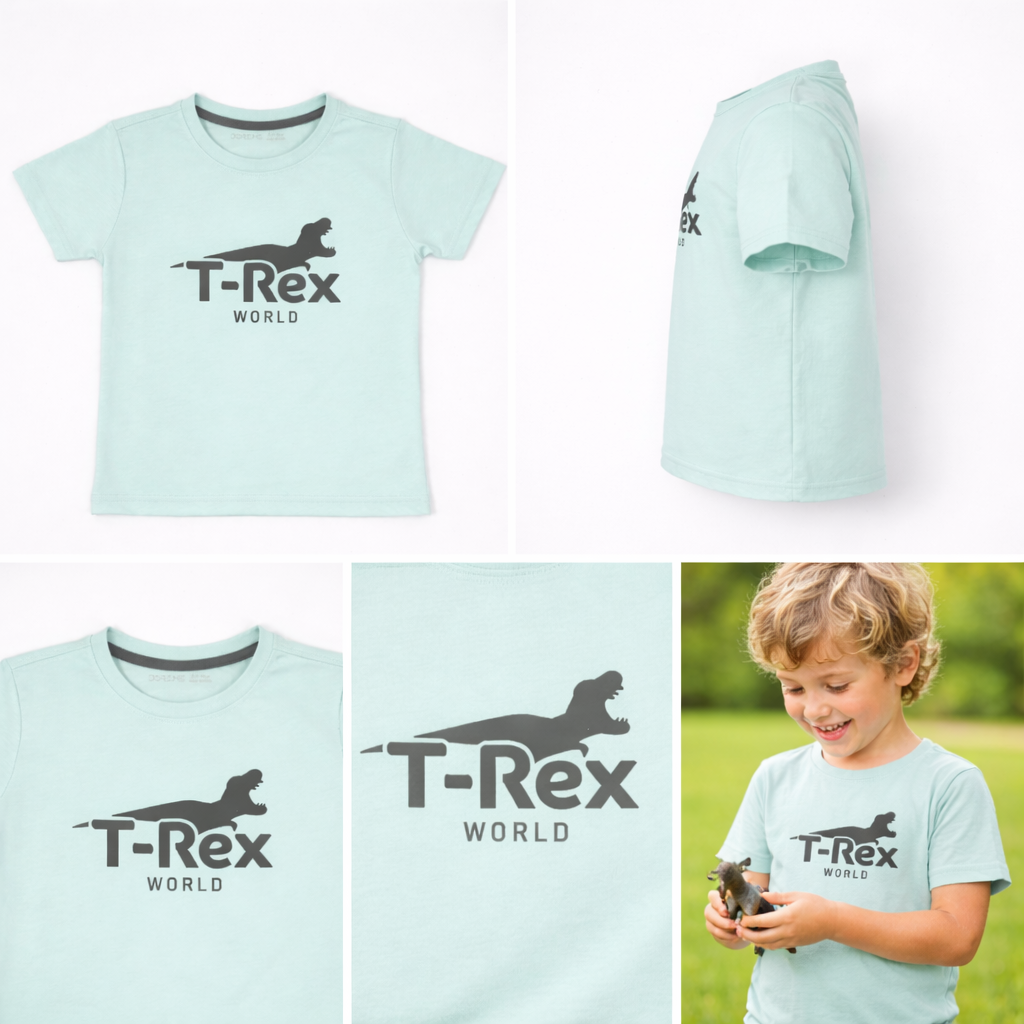 Boys Graphic Tshirt- Trex