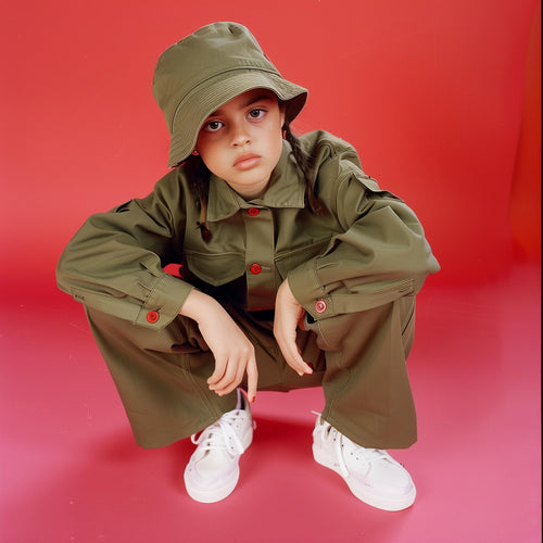 Girls co-ord set- Green (Copy)