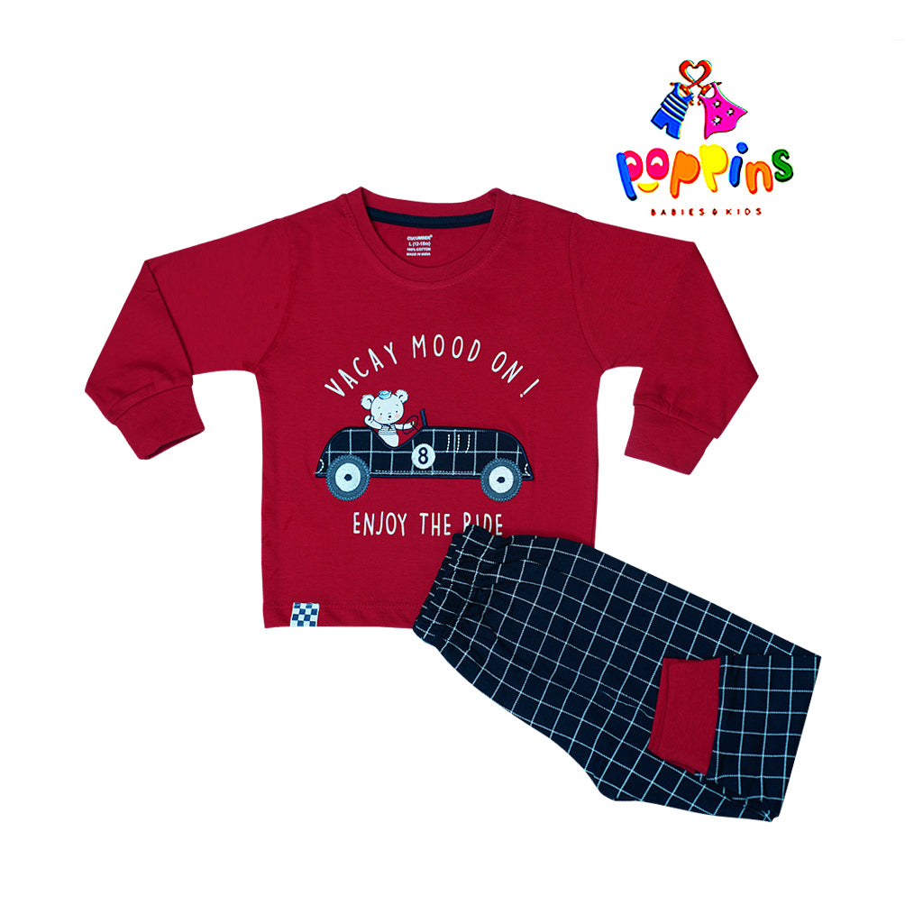 Baby and Toddler outfit set- Red