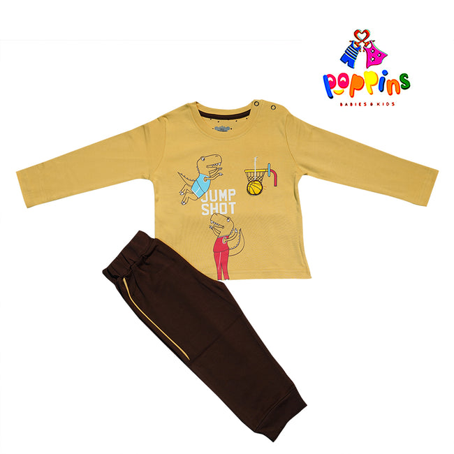 Baby and Toddler full Sleeve T-Shirt and Pant Set Dragon