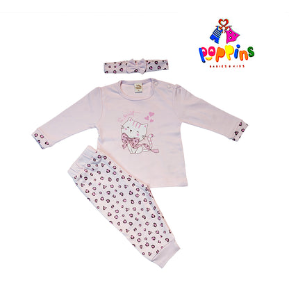 Baby outfit set with headband