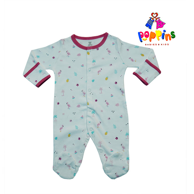 Baby Bodysuit-Pack Of 3Pcs Flamingo Party