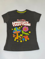 Girls Graphic Tshirt- Mushroom