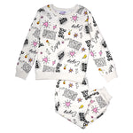 Rock Star Sweat Set- Ivory