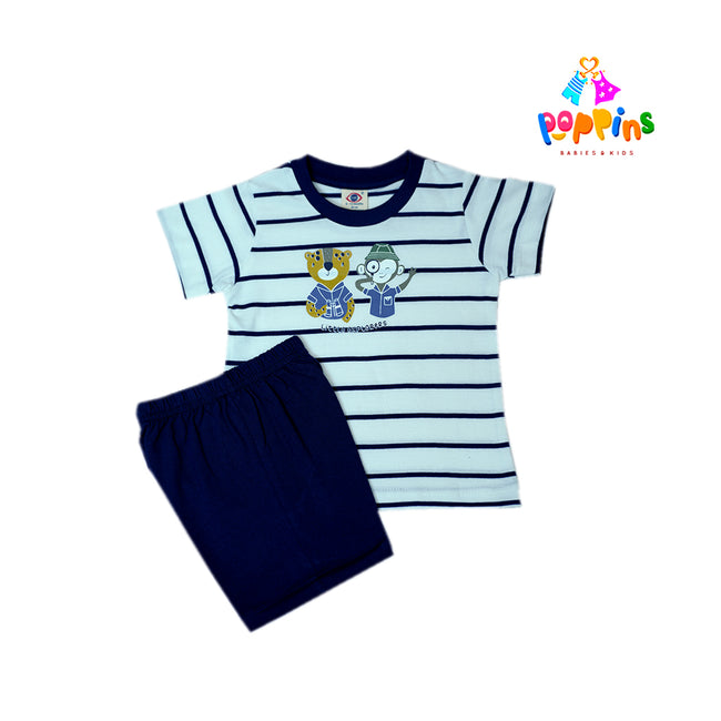 Baby T-Shirt Short Set Teddy Explorers