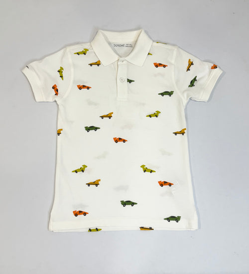 Toddler Polo Tshirt- Race Car