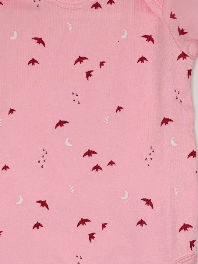 Baby Bodysuit-Pack Of 3Pcs Bird Plane & Ship