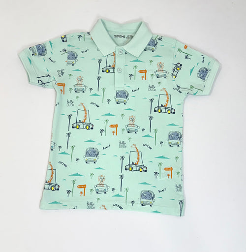 Toddler Polo Tshirt- Safari