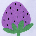 Girls Printed Leggings- Strawberries