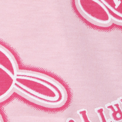 Girls Graphic Bunny Sleep set- Pink