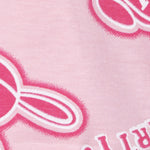 Girls Graphic Bunny Sleep set- Pink