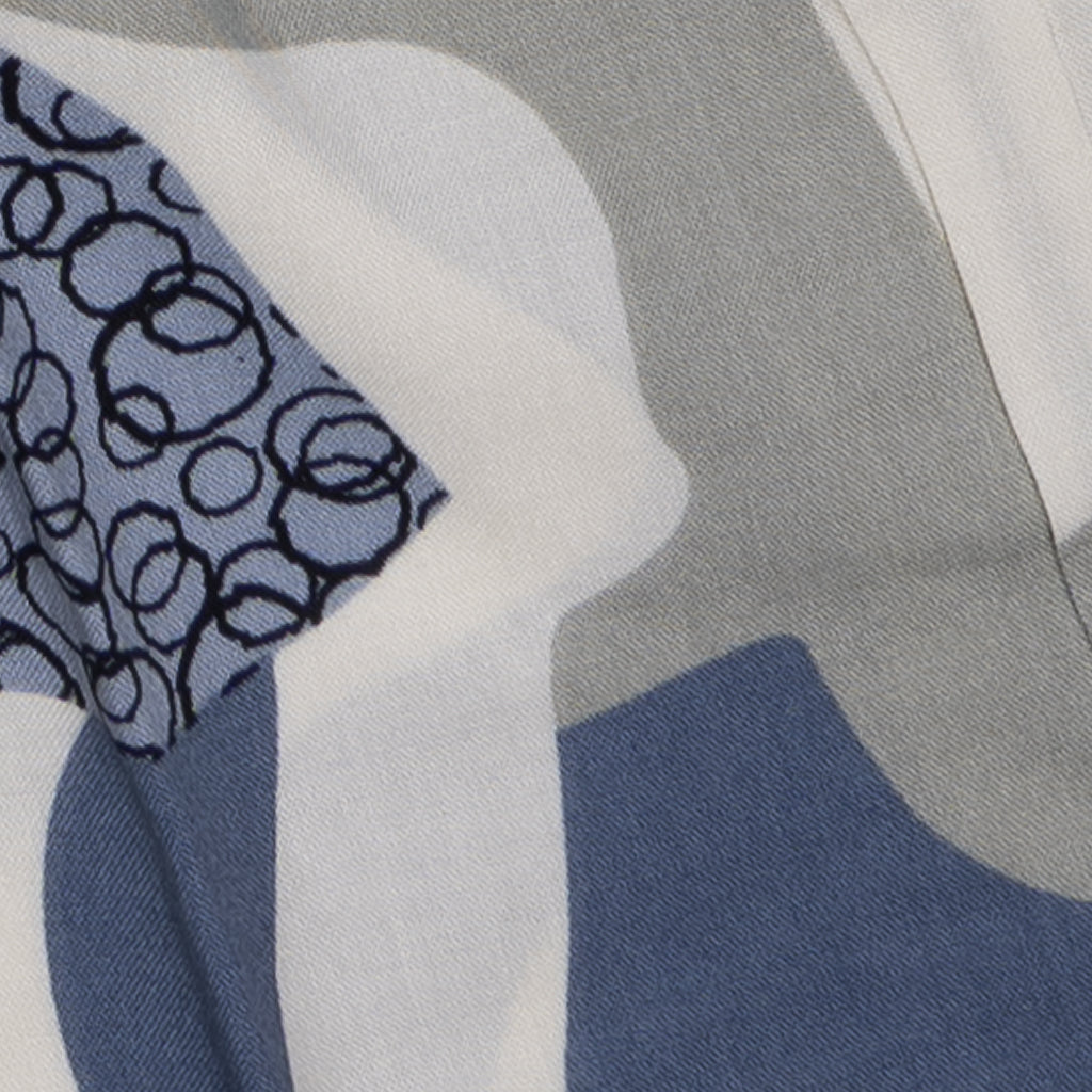 Boys Buttondown short set- Blue Multi
