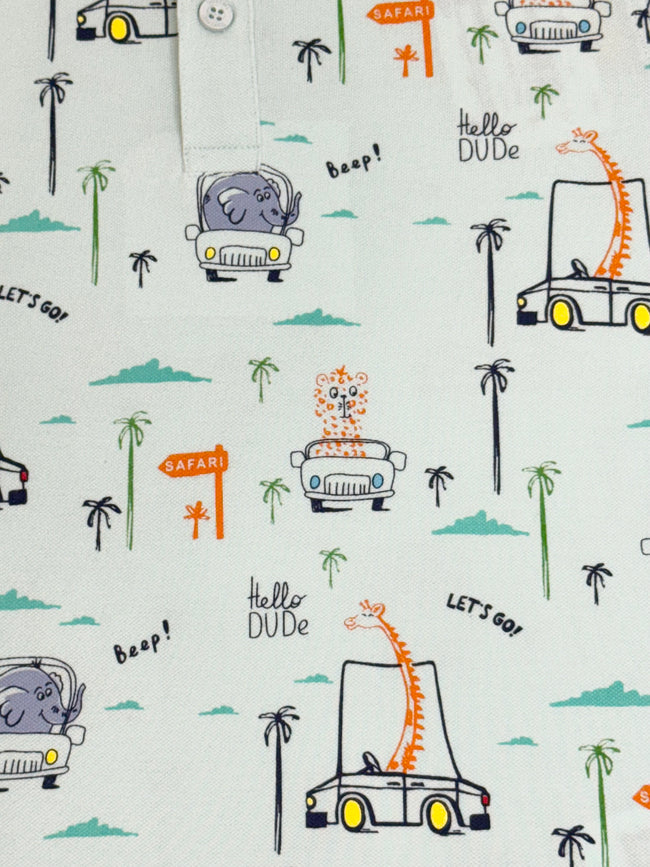 Toddler Polo Tshirt- Safari