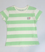 Girls Tshirt- Green Striped