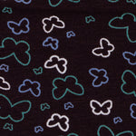 Girls Printed Leggings- Brown Butterfly