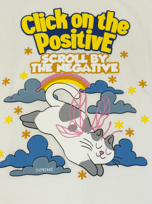 Girls Graphic Tshirt- Positive