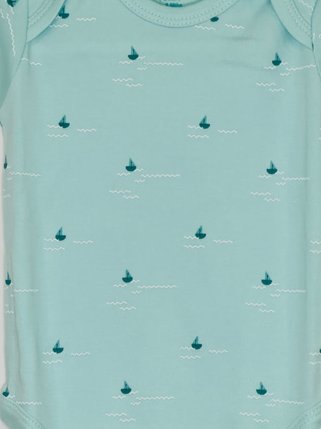 Baby Bodysuit-Pack Of 3Pcs Bird Plane & Ship