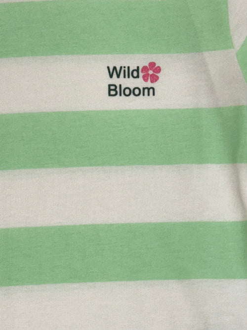 Girls Tshirt- Green Striped
