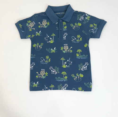 Toddler Polo Tshirt- Jungle