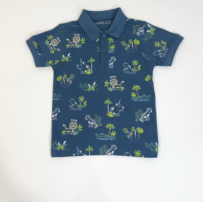 Toddler Polo Tshirt- Jungle