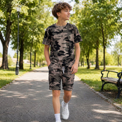 Boys T-Shirt Short set- Camaflouge