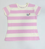 Girls Tshirt- Pink Striped