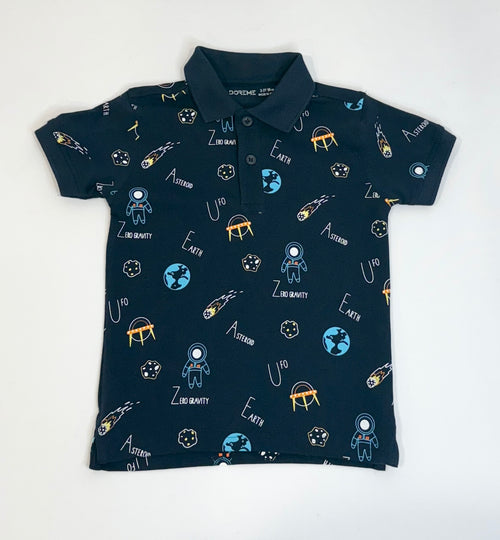 Toddler Polo Tshirt- Astronaut