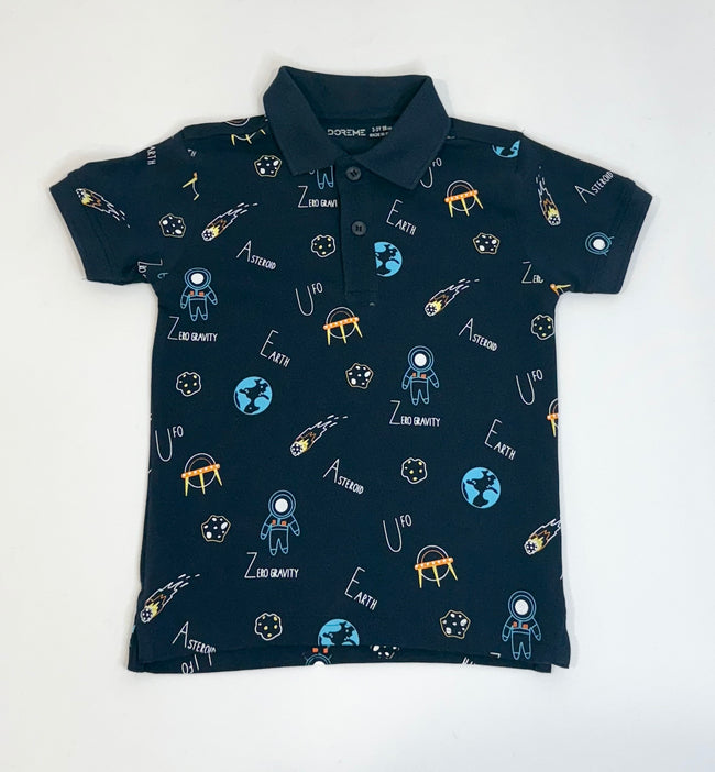 Toddler Polo Tshirt- Astronaut