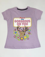 Girls Graphic Tshirt- Gorgeous