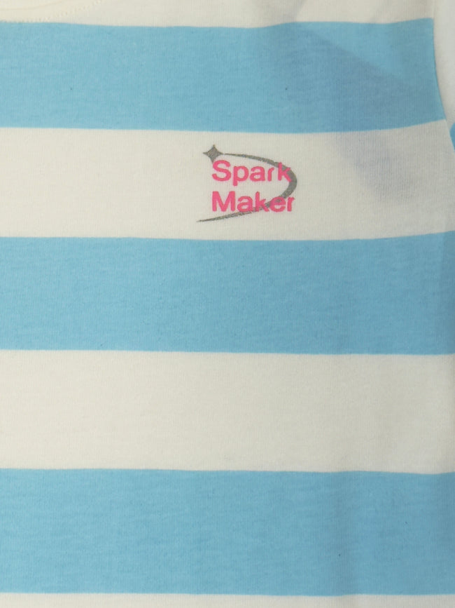 Girls Tshirt- Blue Striped