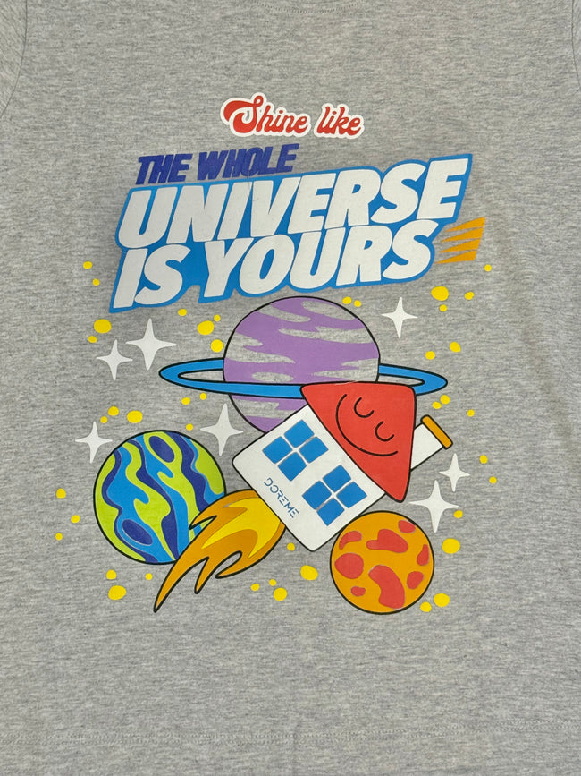 Girls Graphic Tshirt- Universe