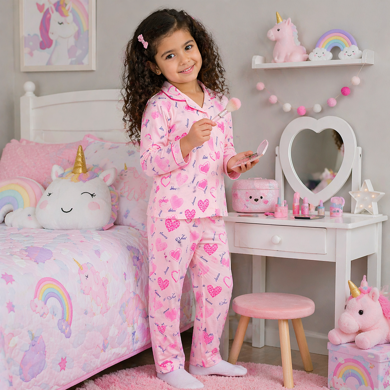 Toddler Cuddle & Chill set- Soft Rose