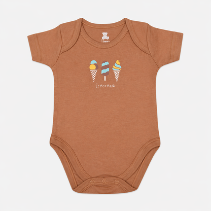Baby Bodysuit-Pack Of 3Pcs Ice Cream